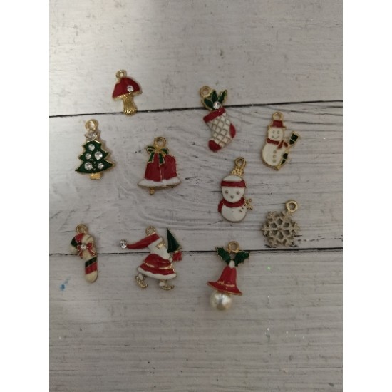 Набор новогодних подвесок, цена за набор